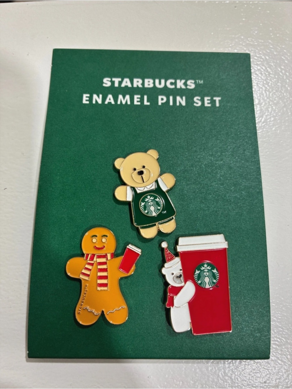Starbucks Holiday Enamel Pin Set